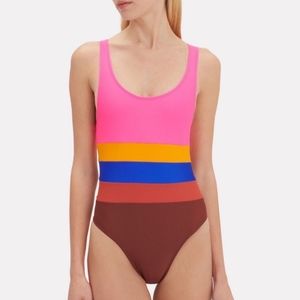 NWT Ellejay Randall striped one piece
